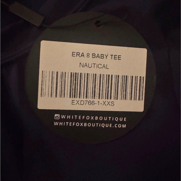 White Fox Boutique Nautical Tee - Picture 2 of 2